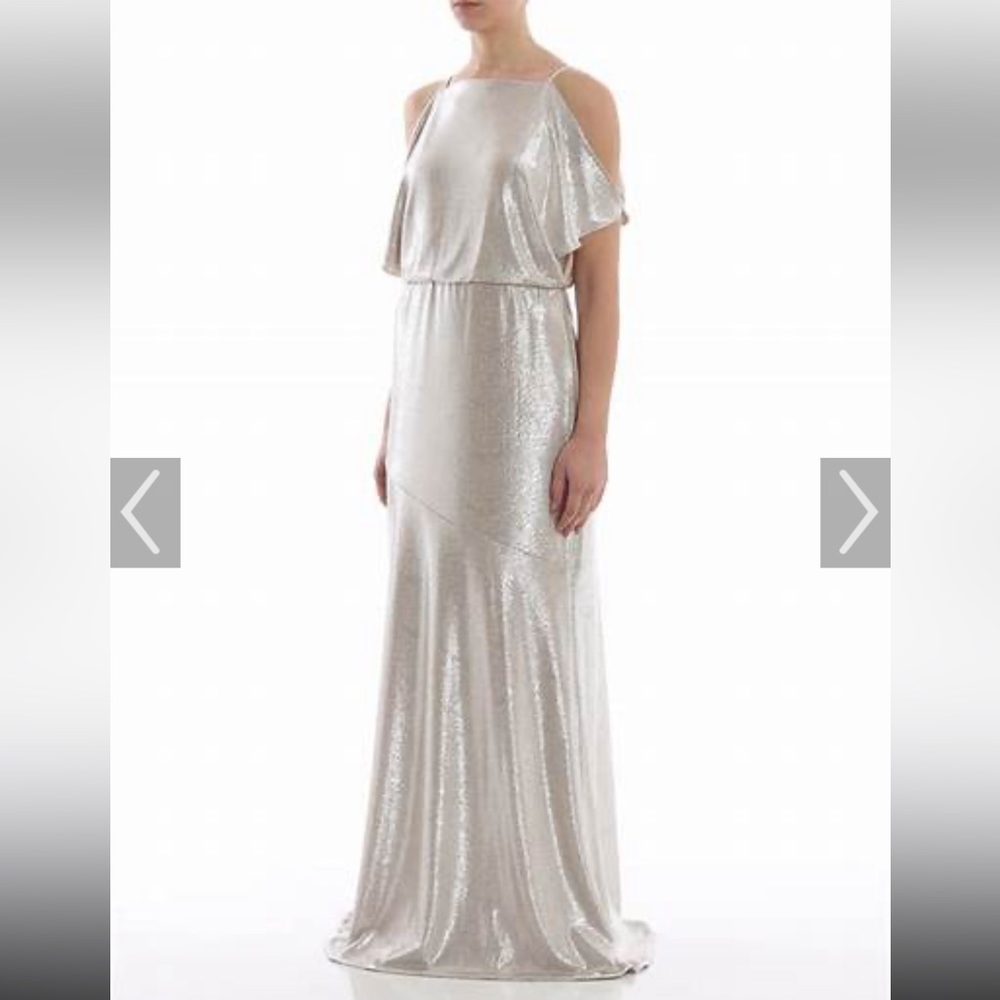 Lauren by Ralph Lauren Champagne gold dress